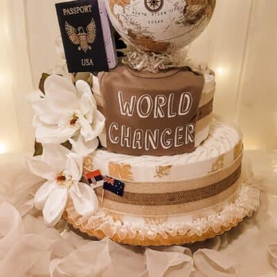 World Changer Diaper Cake