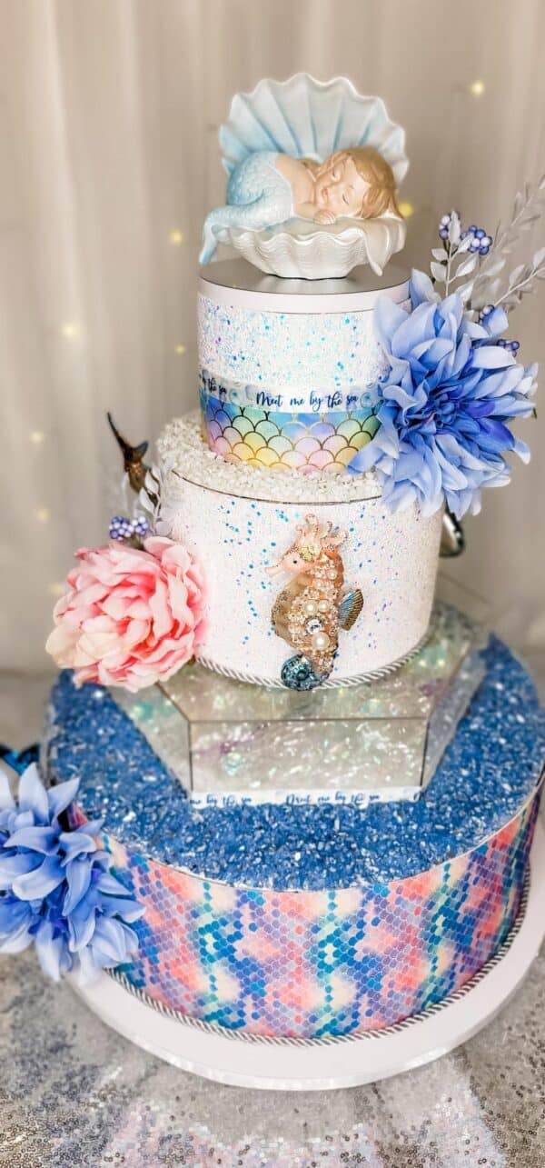 Front View of Mermaid Cake